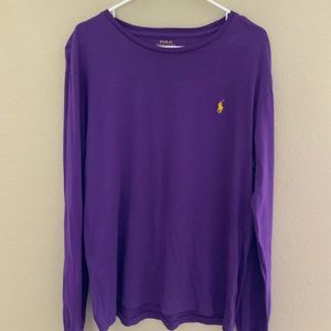 Polo Ralph Lauren Purple Long Sleeve Tee